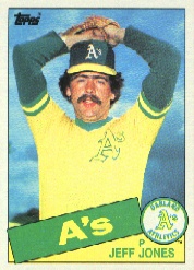 1985 Topps Baseball Cards      319     Jeff Jones